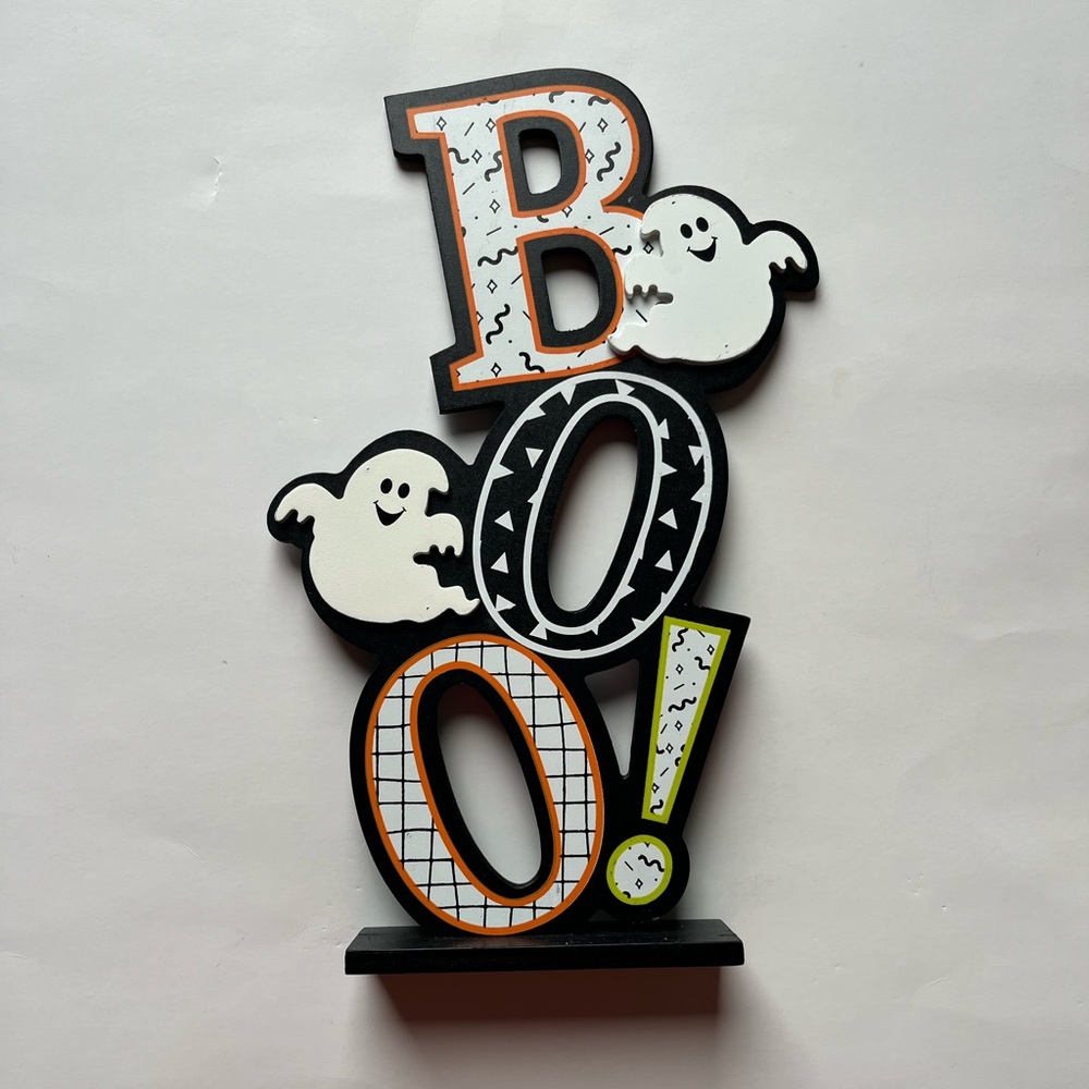 Halloween Happy Ghost Sign